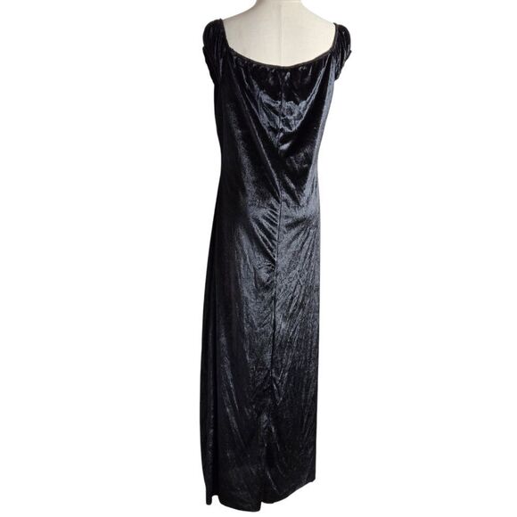 Spirit Black and Purple Maxi Dress - Picture 5 of 7